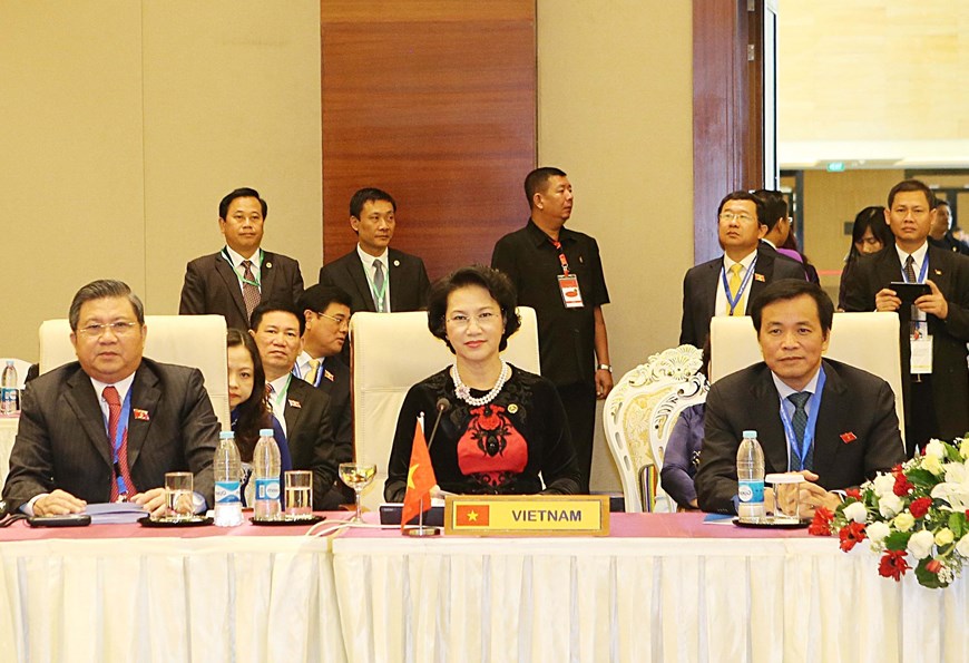 Председатель НС Нгуен Тхи Ким Нган приняла участие в заседании Исполнительного комитета АИПА-37, Най Пий Тау (Мьянма), 30 сентября 2016 г. Фото: VNA